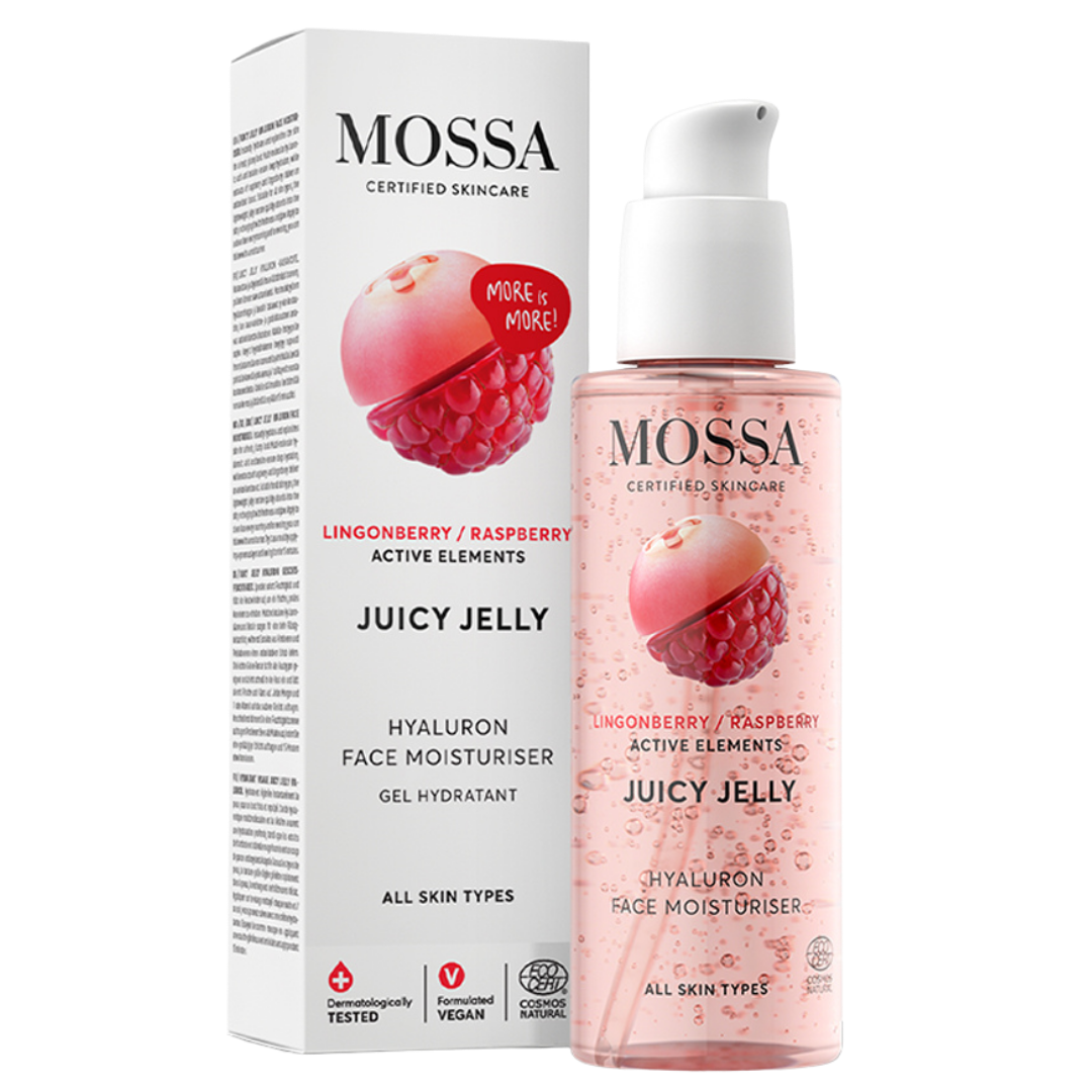 Mossa Juicy Jelly Hyaluron Face Moisturiser - Hyaluronihapposeerumi kasvoille 100 ml - Sinunapteekki.fi
