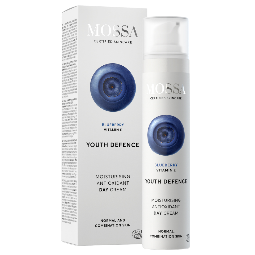 Mossa Moisturising Antioxidant Päivävoide - Mustikka 50 ml - Sinunapteekki.fi