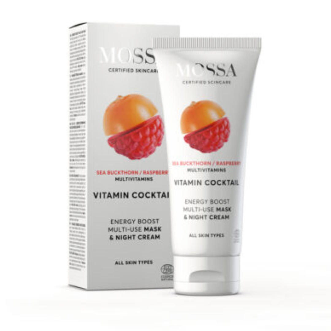 Mossa Vitamin Cocktail Energy Boost Multi-Use - Naamio & yövoide