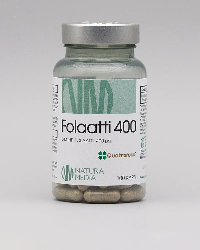 Natura Media Folaatti 400 100 kaps.
