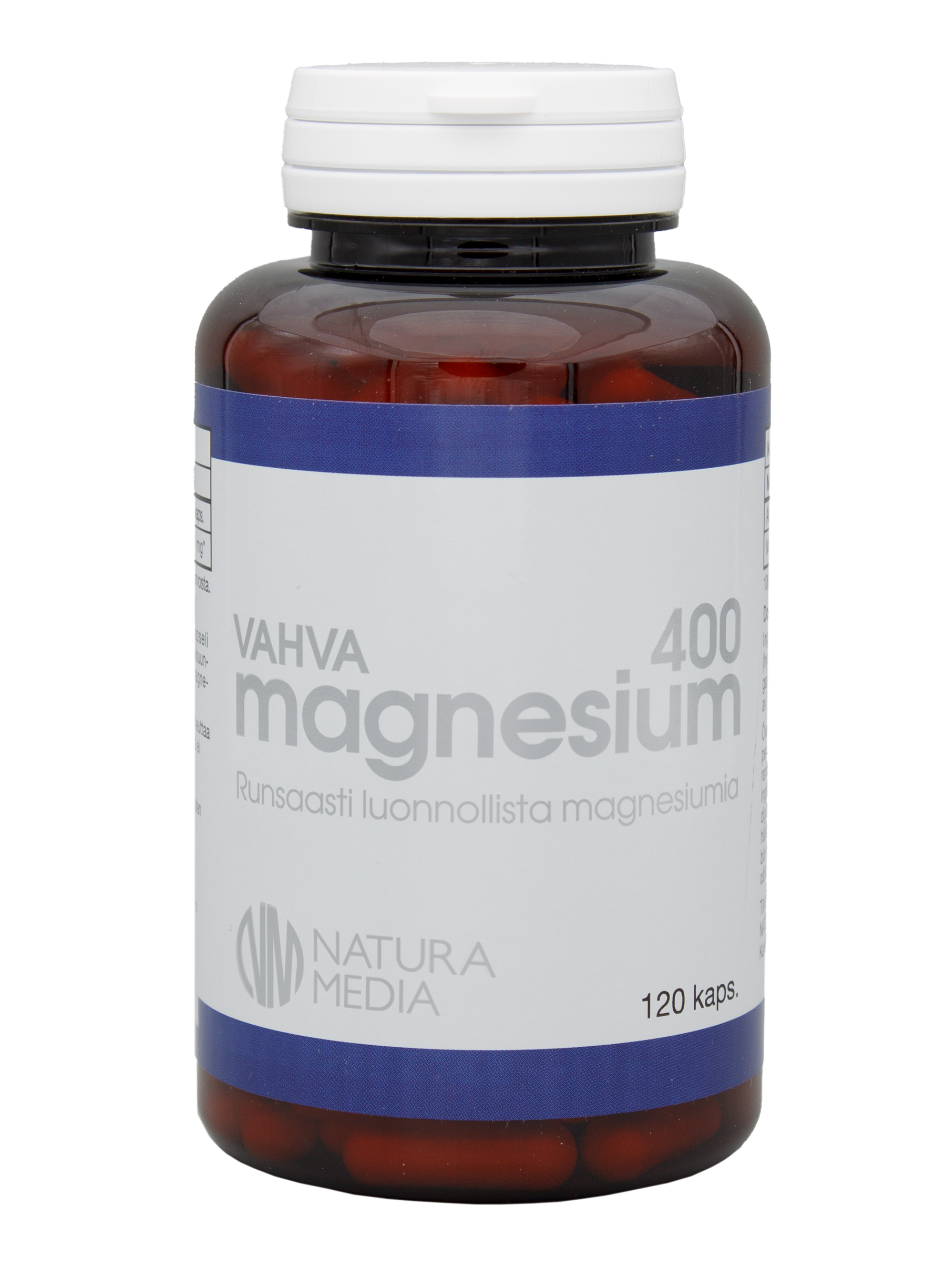 Natura Media Vahva Magnesium 400 mg 120 kaps.