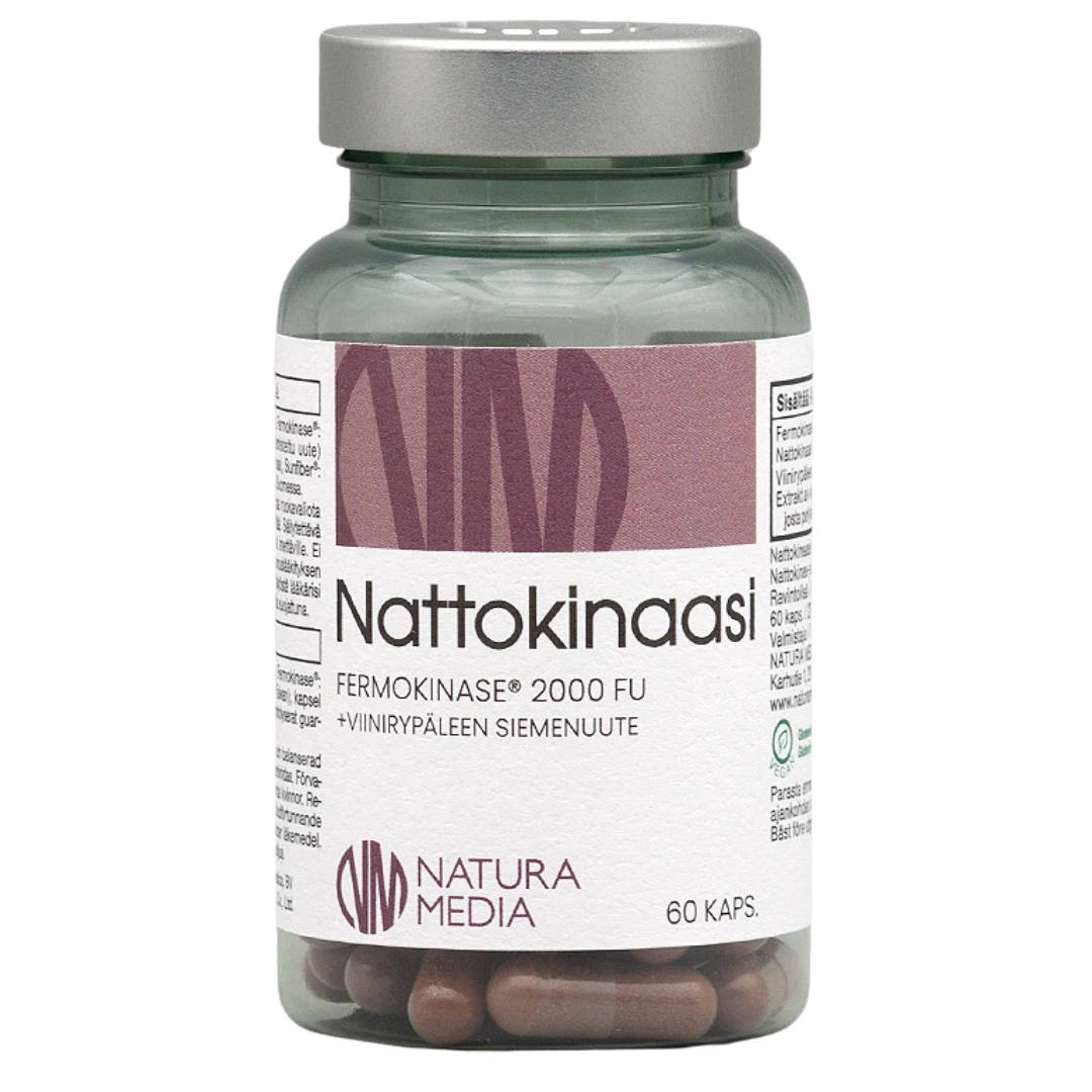 Natura Media, nattokinaasi, 60 kaps.