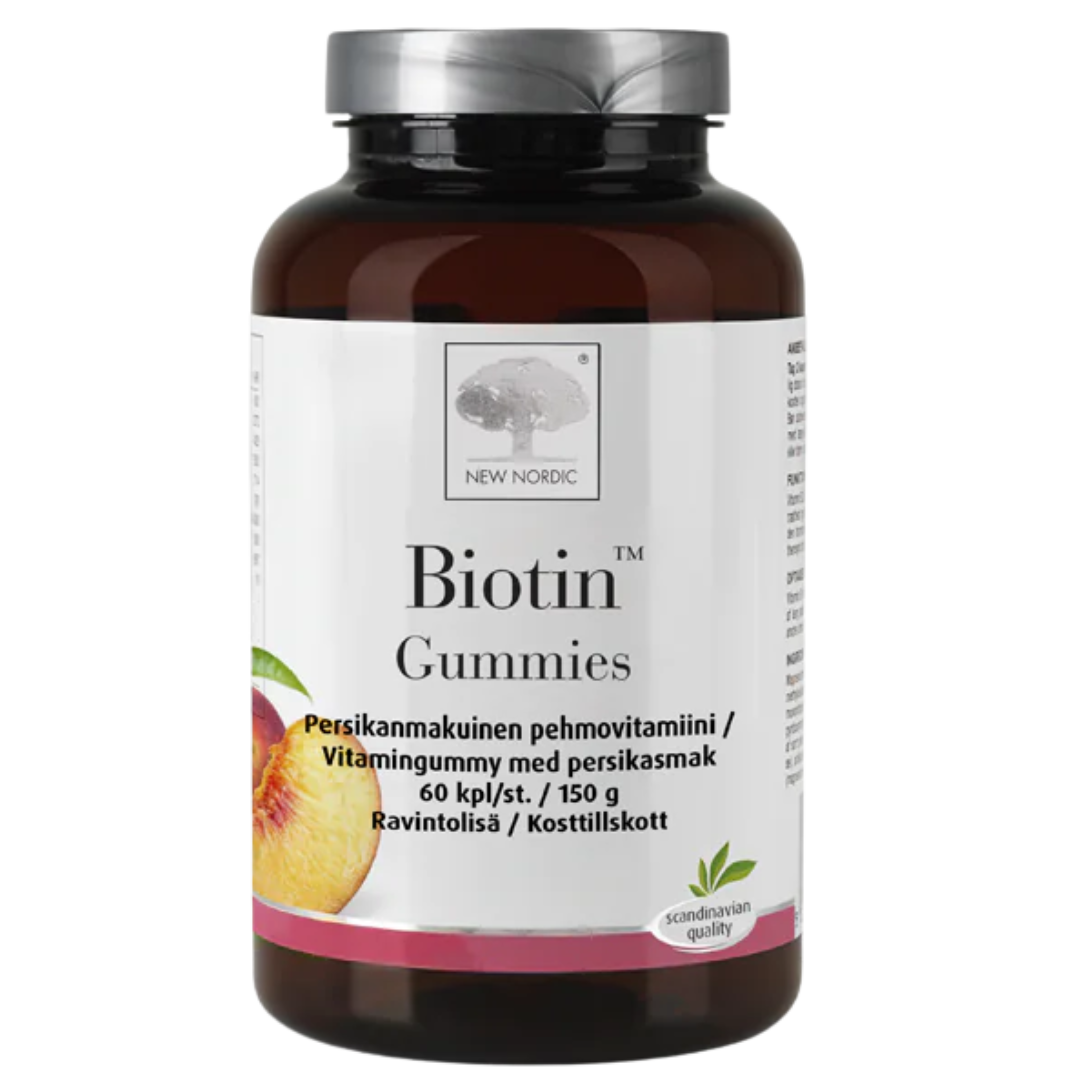 New Nordic Biotin Gummies - Biotiini Pehmopalat 60 kpl