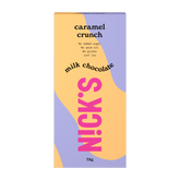 Nick's Milk Chocolate Caramel Crunch - Maitosuklaa 75 g