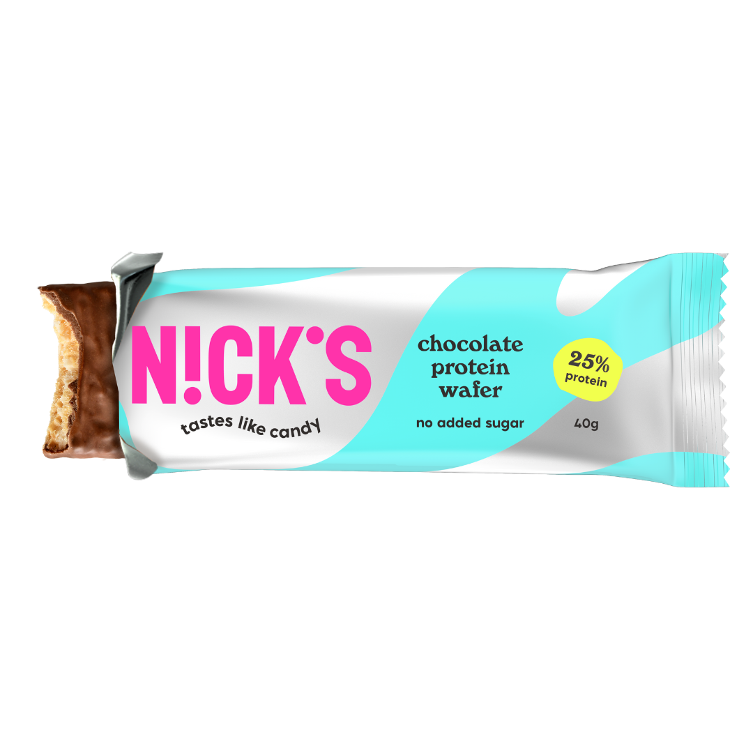 Nick's Protein Wafer Chocolate - Proteiinipatukka Suklaa 40 g