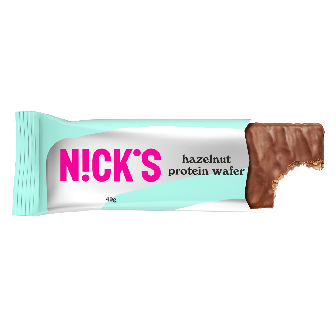 Nick's Protein Wafer Hazelnut - Proteiinipatukka Hasselpähkinä 40 g