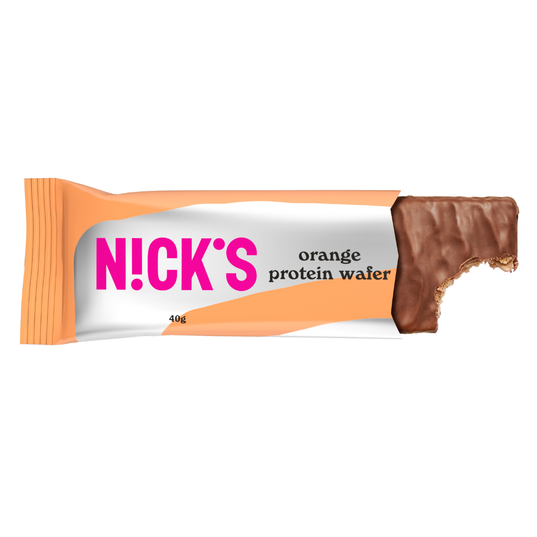 Nick's Protein Wafer Orange - Proteiinipatukka Appelsiini 40 g