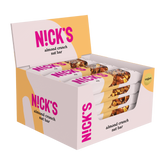 Nick's Nut Bar Almond Crunch - Pähkinäpatukka 12 x 40 g TUKKUPAKKAUS