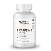 Nutri Works Caffeine - Kofeiinitabletti 120 tabl. 150 mg - Sinunapteekki.fi