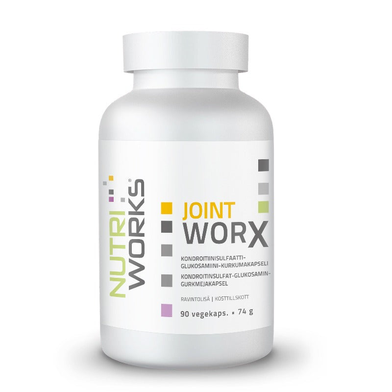 Nutri Works Joint Worx - Kondroitiinisulfaatti-glukosamiini-kurkumakapseli 90 kaps.
