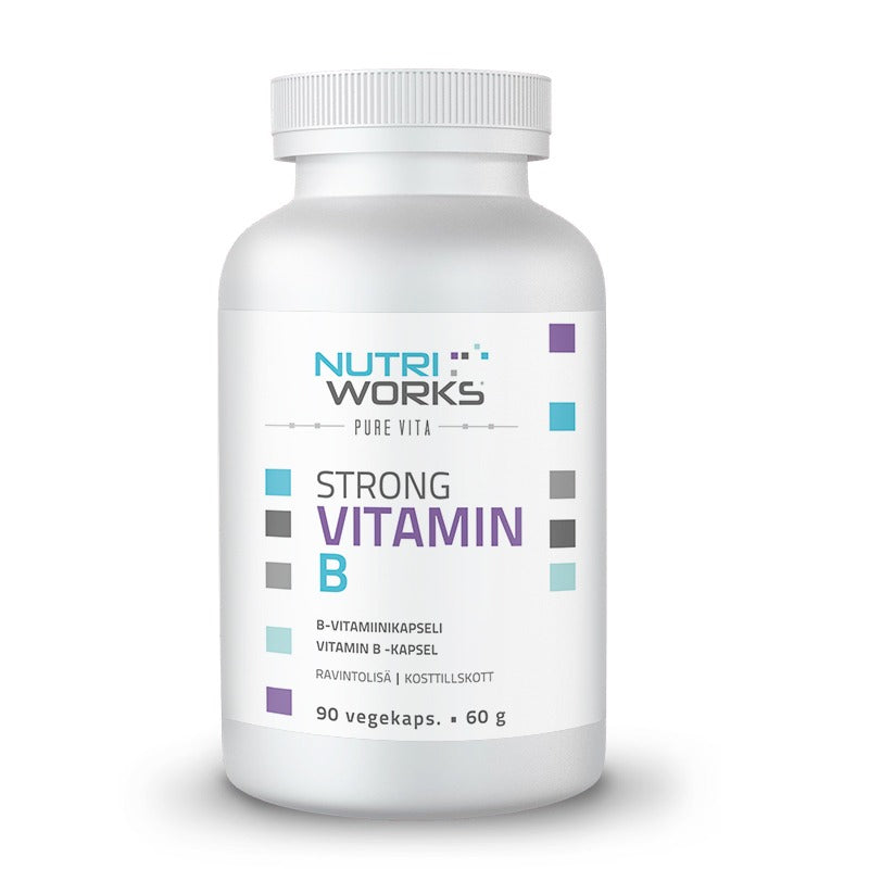 Nutri Works Strong Vitamin B - B-vitamiini 90 kaps.