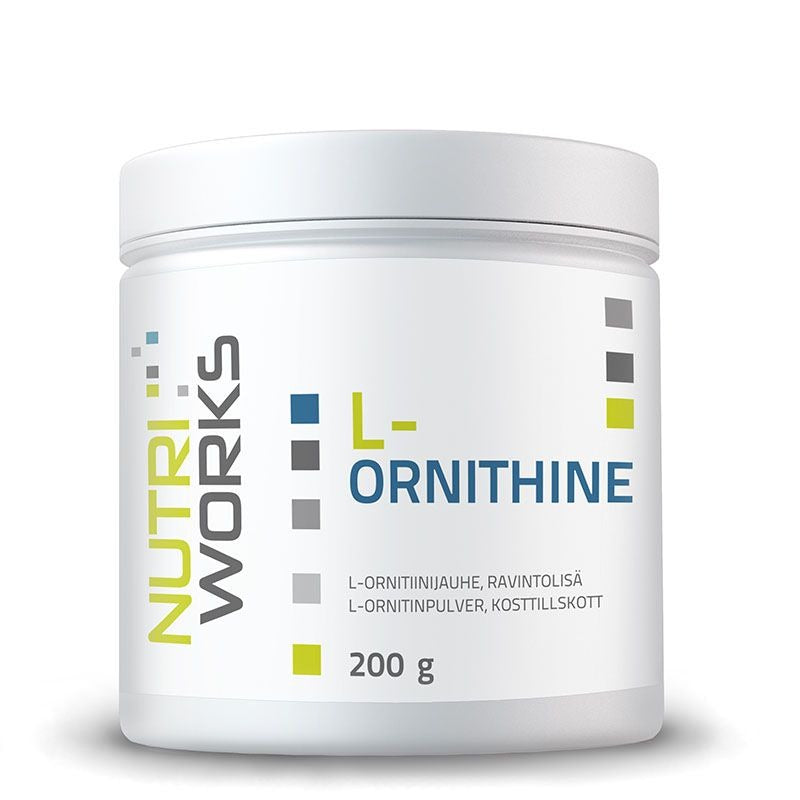 Nutri Works L-Ornithine - L-Ornitiinijauhe 200 g