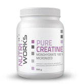 Nutri Works Pure Creatine Monohydrate 100% Micronized - Mikronoitu kreatiinijauhe 500g