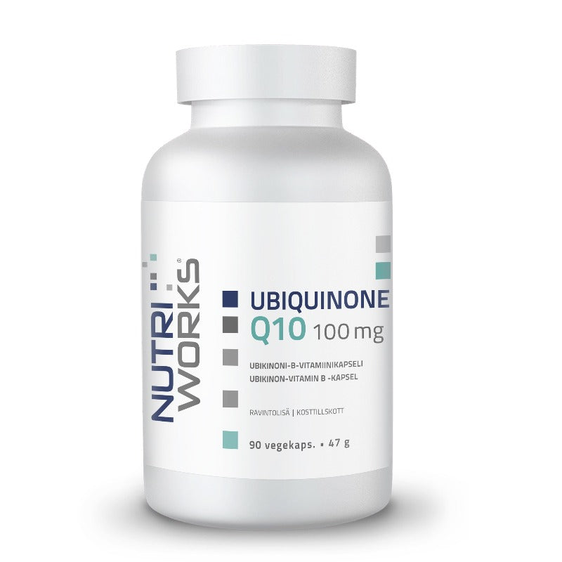 Nutri Works Ubiquinone Q10 100 mg - Ubikinoni-B-Vitamiinikapseli 90 kaps.