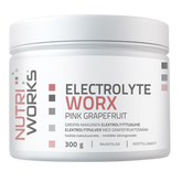 Nutri Works Electrolyte Worx Pink Grapefruit - Elektrolyyttijauhe Greippi 300 g