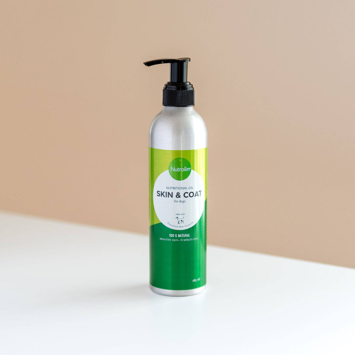Nutrolin Skin & Coat - Iho ja turkki koirille 265 ml - Sinunapteekki.fi