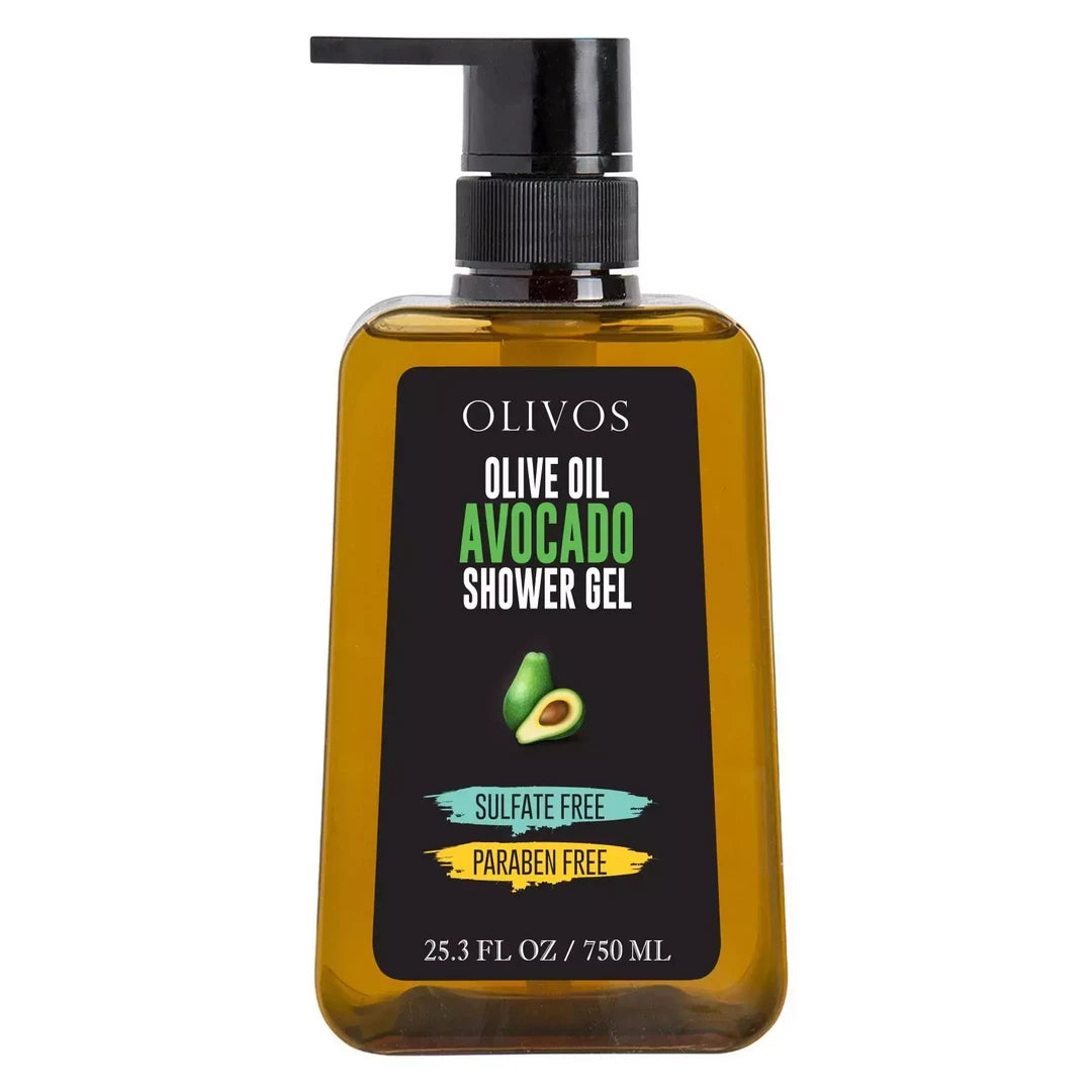 Olivos Olive Oil Avocado Shower Gel - Avokado Suihkusaippua 750 ml