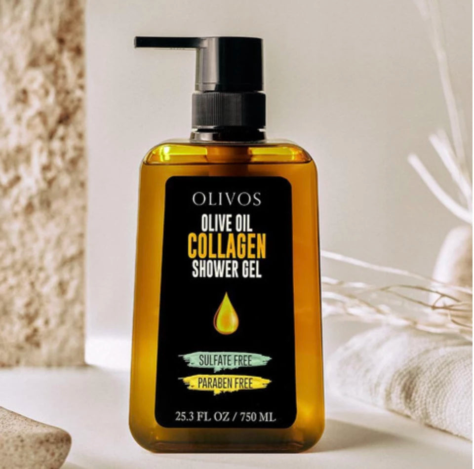 Olivos Olive Oil Collagen Shower Gel - Kollageeni Suihkusaippua 750 ml