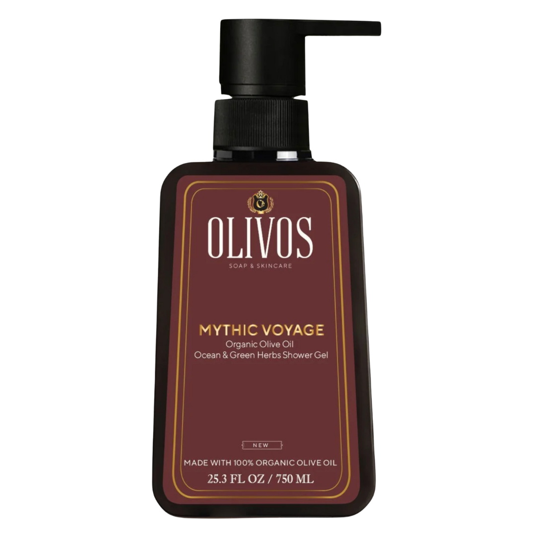 Olivos Oliiviöljy suihkusaippua meren raikkaus ja vihreät yrtit 750 ml