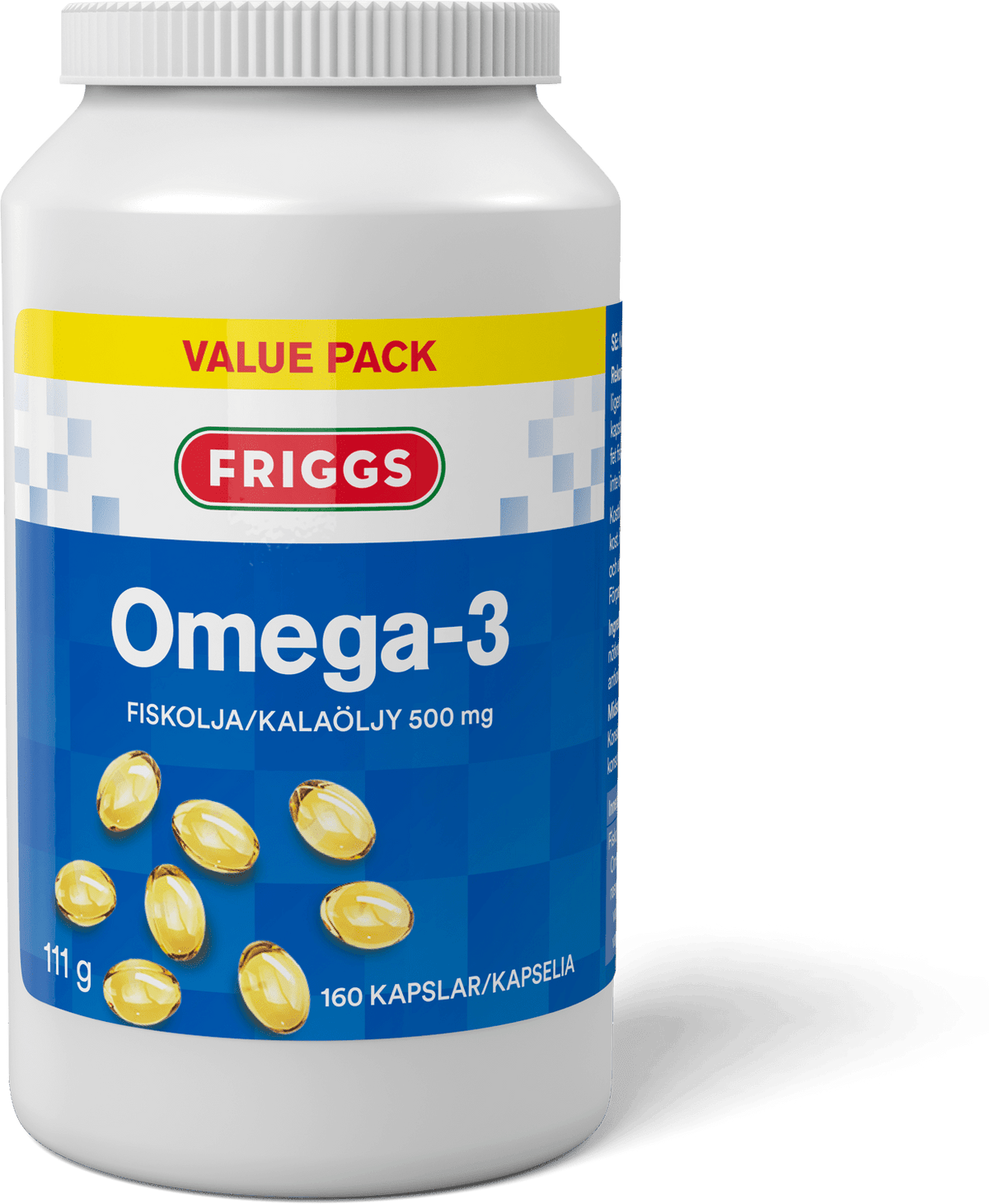 Friggs Omega-3 Kalaöljykapseli 160 kaps.