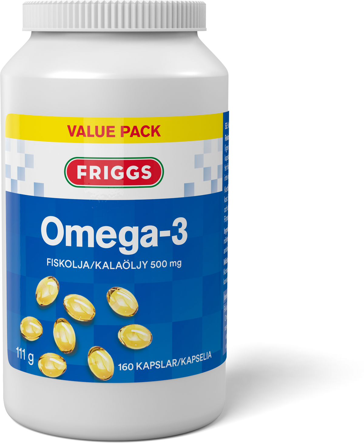 Friggs Omega-3 Kalaöljykapseli 160 kaps.