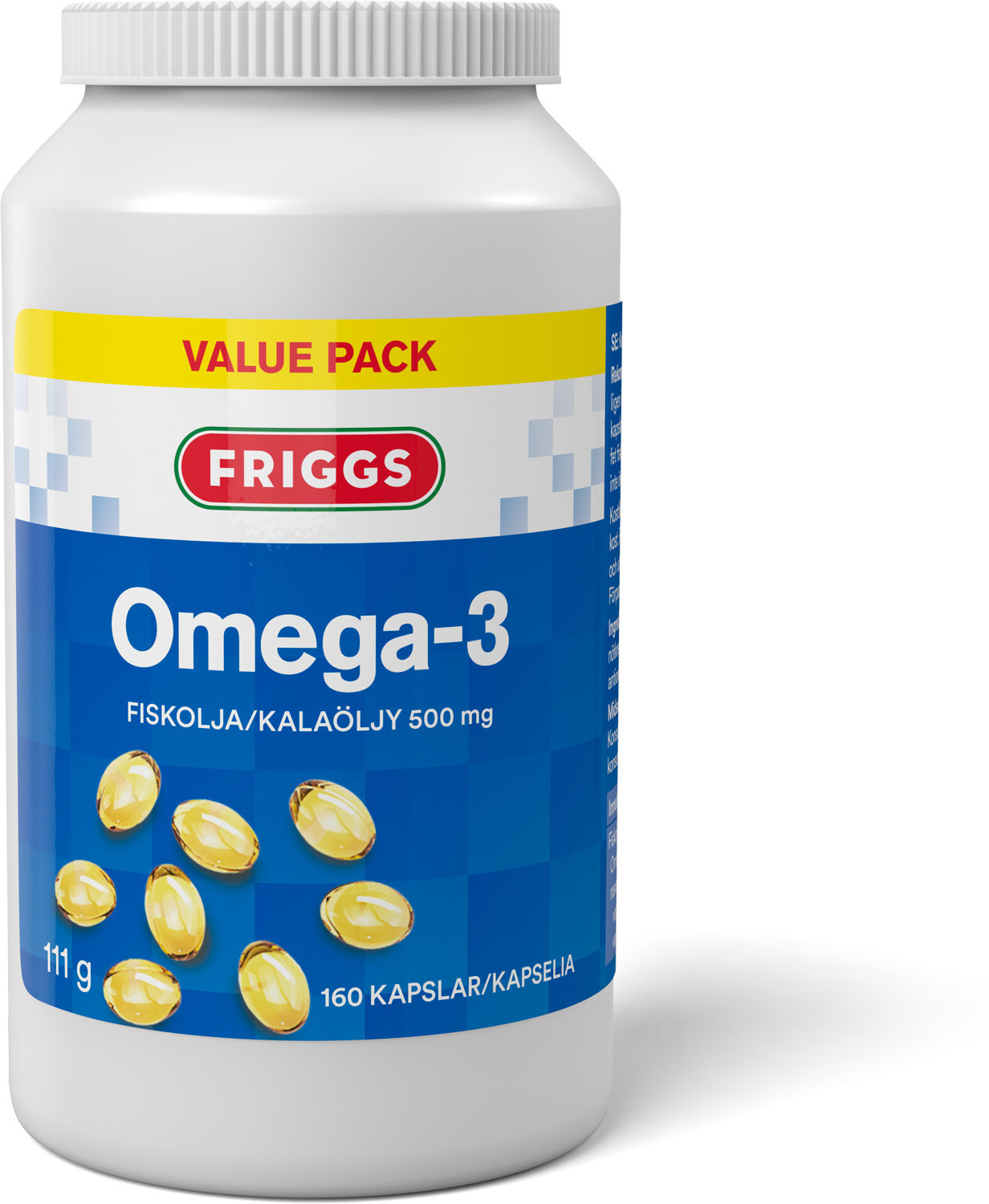 Friggs Omega-3 Kalaöljykapseli 160 kaps.