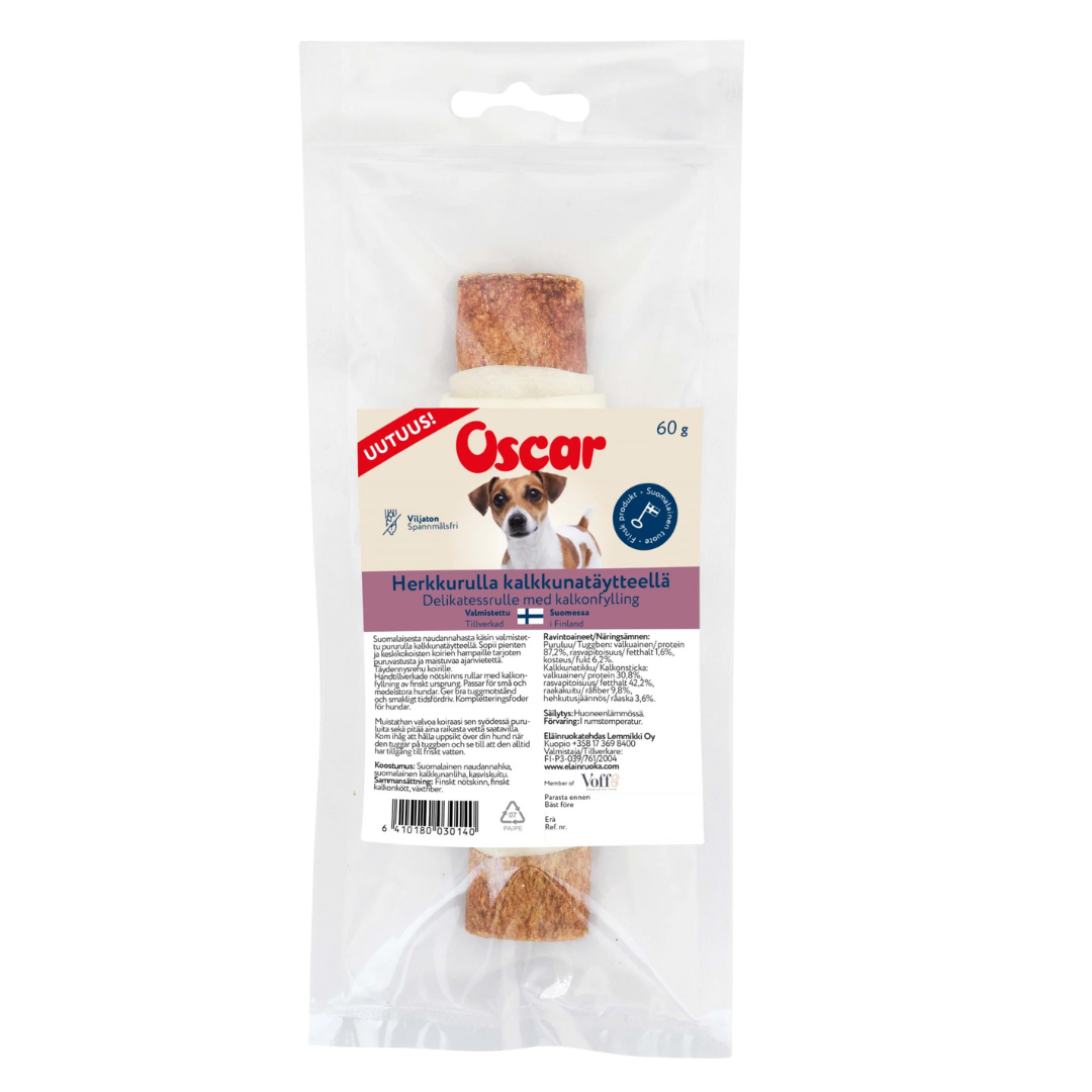 Oscar Herkkurulla Kalkkunatäytteellä 60 g