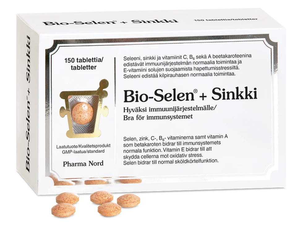 Pharma Nord Bio-Seleeni 50 µg +Sinkki 15 mg 150 tabl.
