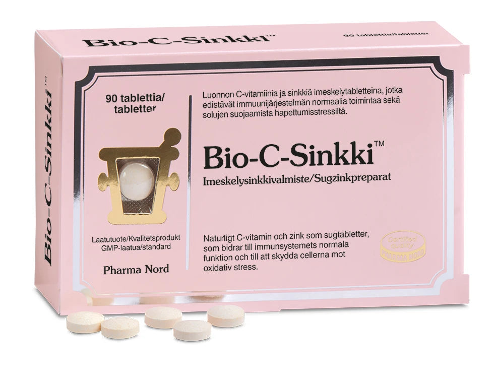 Pharma Nord Bio-C-Sinkki - Imeskelysinkkivalmiste 90 tabl.