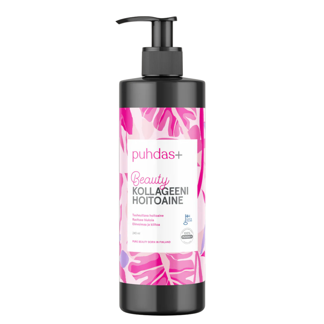 Puhdas+ Beauty Kollageeni & Biotiini Hoitoaine 240 ml