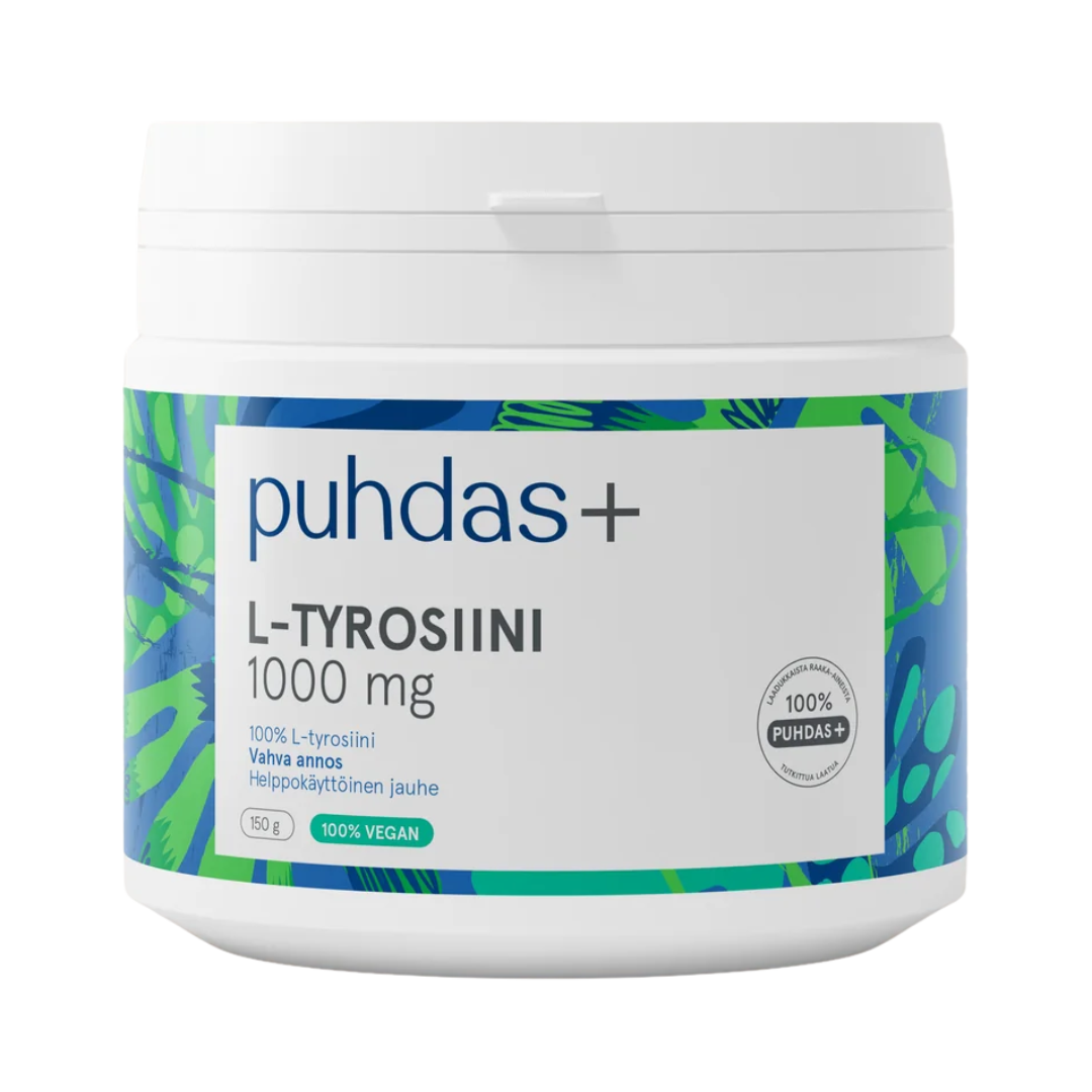 Puhdas+ L-Tyrosiini 1000 mg 150 g