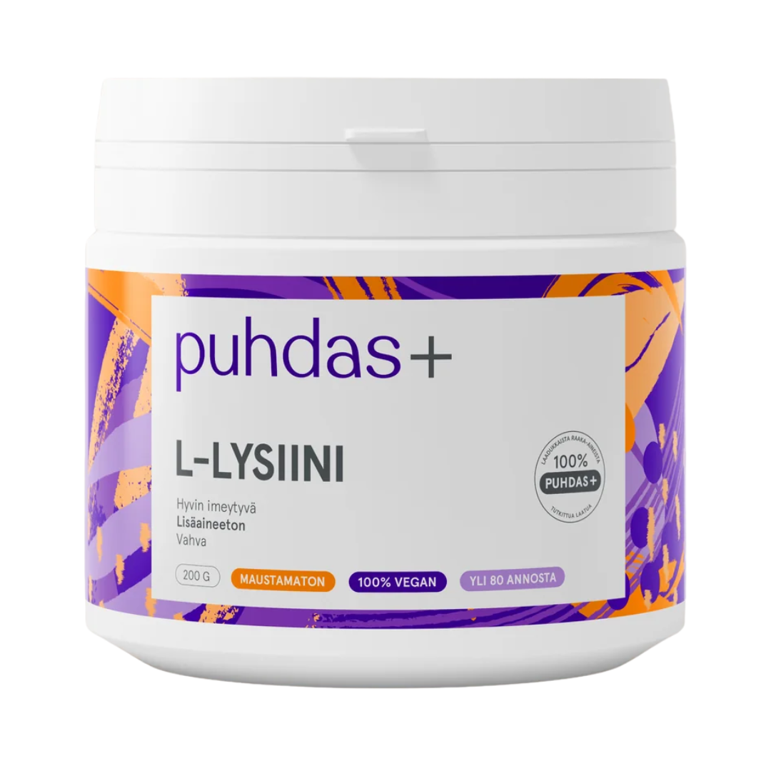 Puhdas+ L-Lysiini 200 g