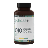 Puhdas+ Ubikinoni Q10 100 mg + C-vitamiini 120 vegekaps.