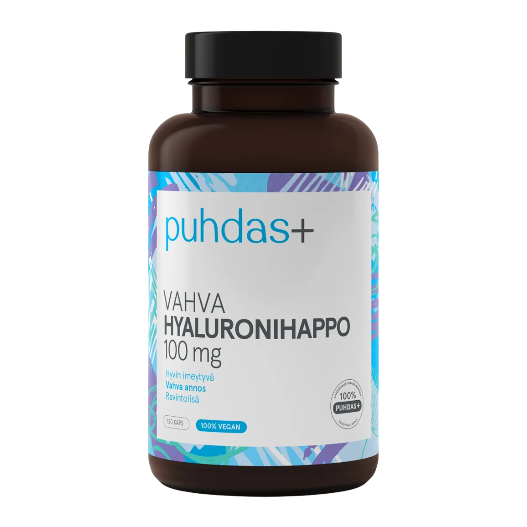 Puhdas+ Beauty Vahva Hyaluronihappo 100 mg 120 kaps.