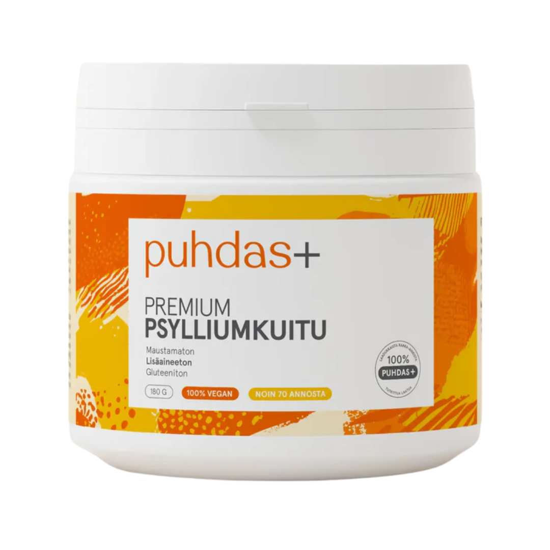 Puhdas+ Premium Psyllium Kuitu 180 g