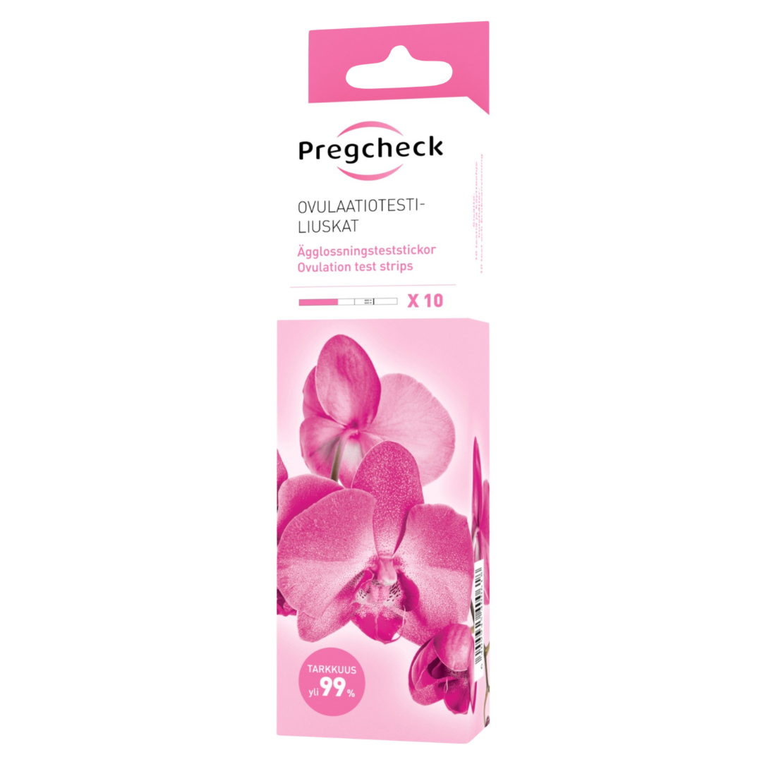 Pregcheck Ovulaatiotestiliuskat 10 kpl/pkt