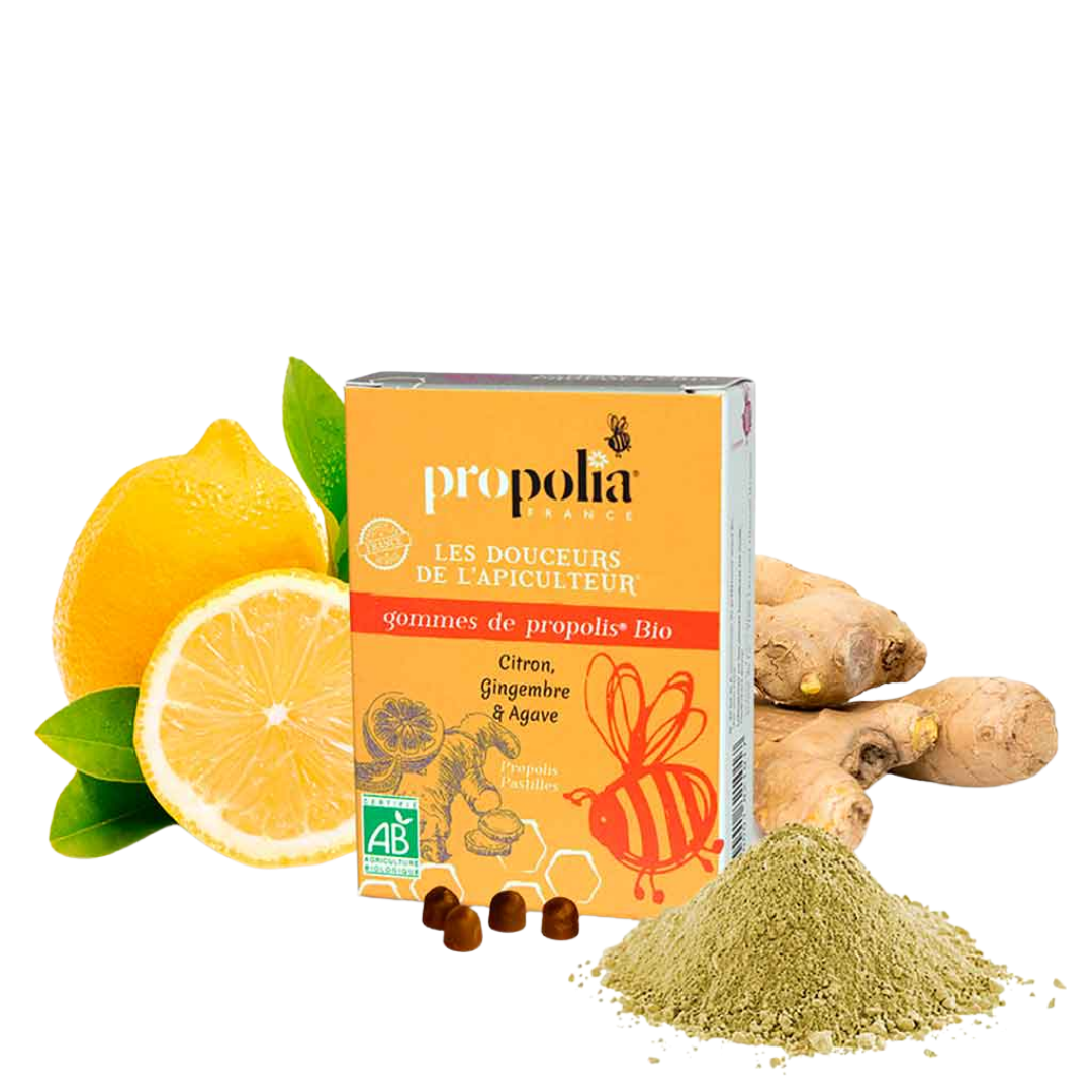 Propolia Propolispastillit Sitruuna & Inkivääri 45 g