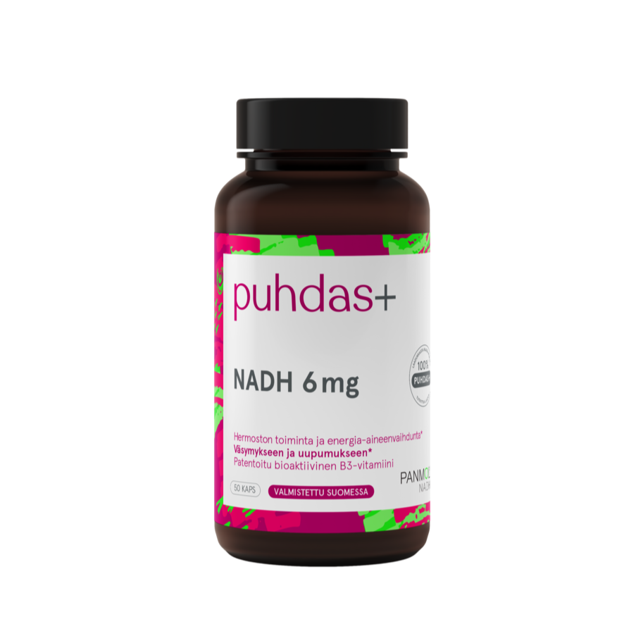 Puhdas+ NADH 6 mg 50 kaps.