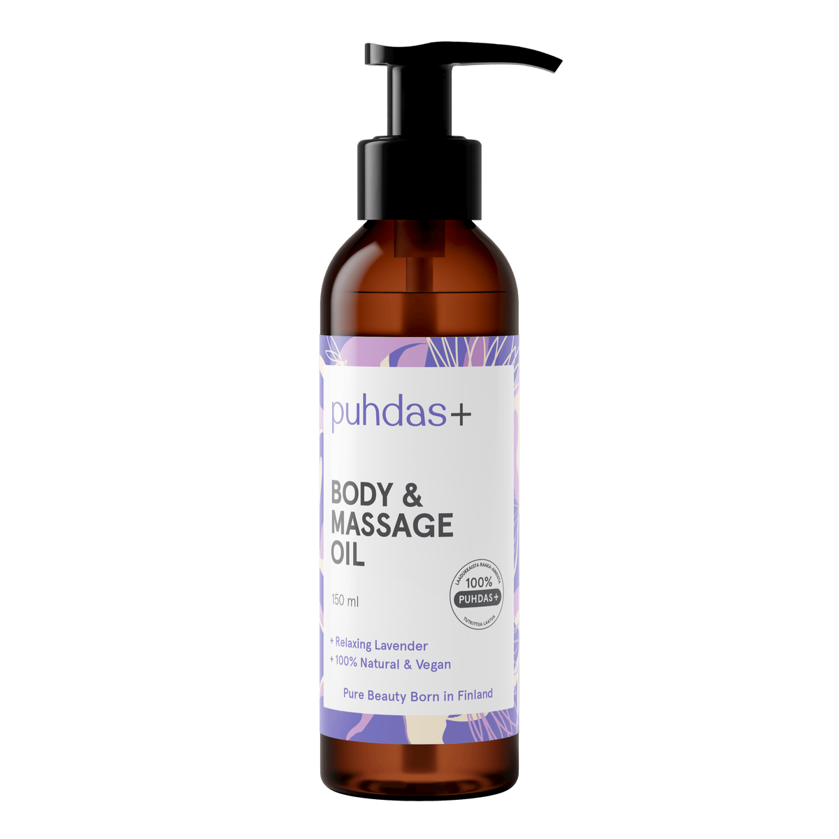 Puhdas+ Body & Massage Oil - Vartalo & Hierontaöljy laventeli 150 ml