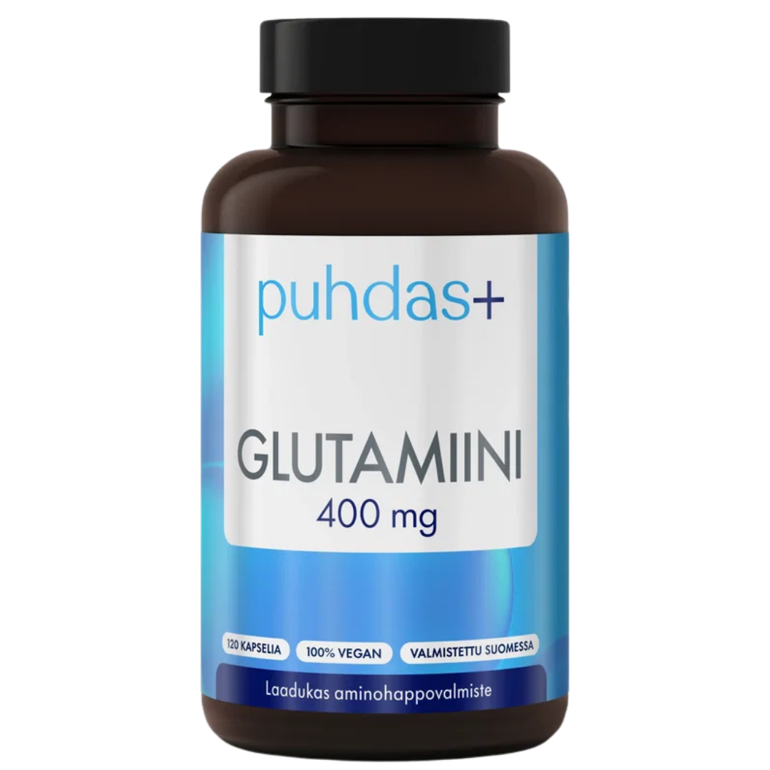 Puhdas+ Glutamiini 400 mg 120 kaps.