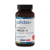 Puhdas+ Premium Omega-3 180 mg EPA + 120 mg DHA 80 kaps.