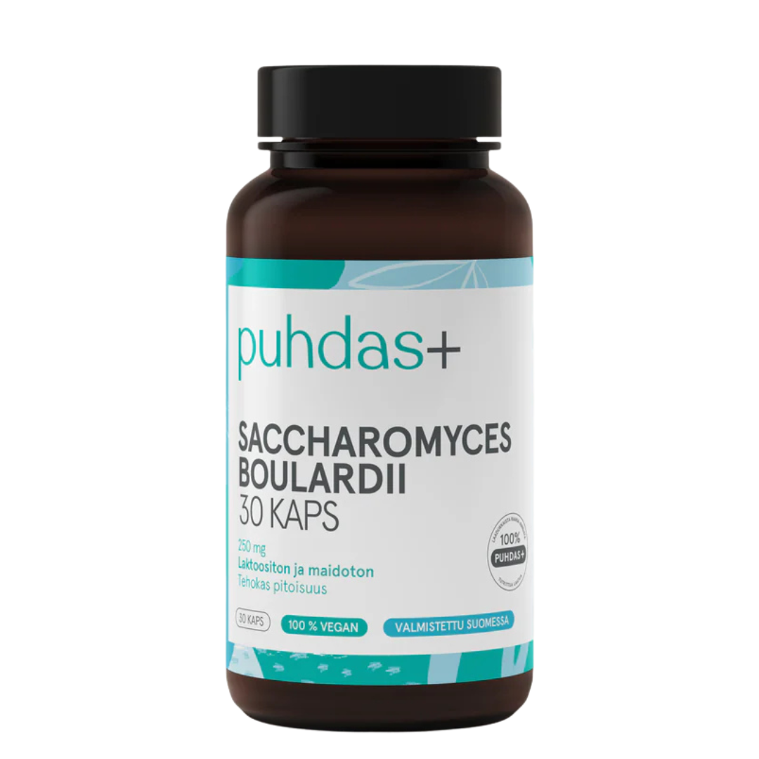 Puhdas+ Caps Saccharomyces Boulardii 250 mg 60 vegekaps.