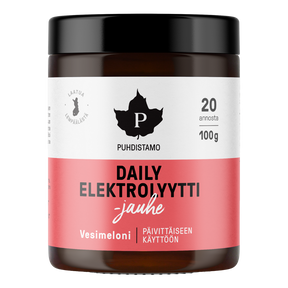 Puhdistamo Daily Elektrolyyttijauhe Vesimeloni 100 g