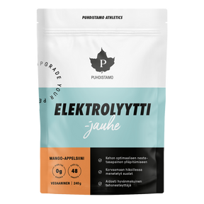 Puhdistamo Elektrolyyttijauhe Mango-Appelsiini 240 g