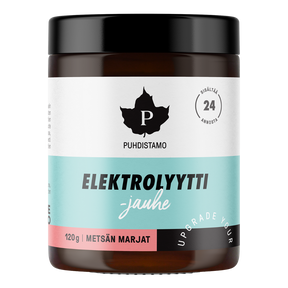 Puhdistamo Elektrolyyttijauhe Metsän Marjat 120 g