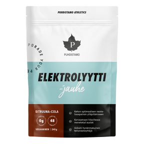 Puhdistamo Athletics Elektrolyyttijauhe Sitruuna-Cola 240 g