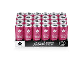 Puhdistamo Natural Energy Drink Rasberry Strong - Energiajuoma 330 ml x 24 kpl TUKKUPAKKAUS