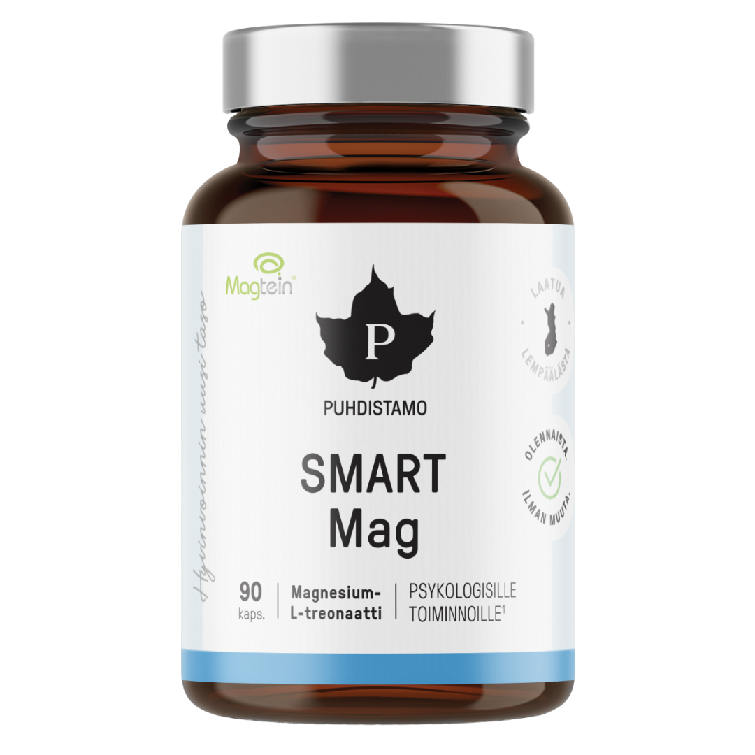 Puhdistamo Smart Mag - Magnesium-L-treonaatti 90 kaps.