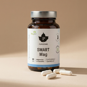 Puhdistamo Smart Mag - Magnesium-L-treonaatti tukee normaaleja psykologisia toimintoja
