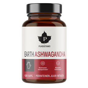 Puhdistamo Earth Ashwagandha 120 kaps.
